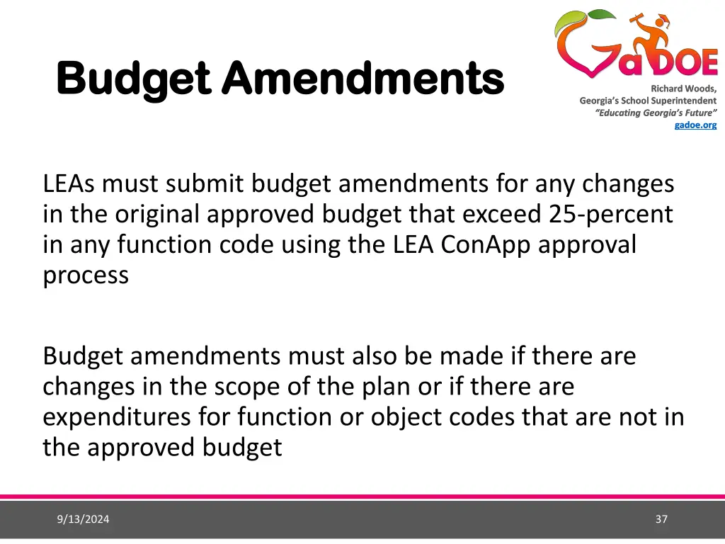 budget amendments budget amendments