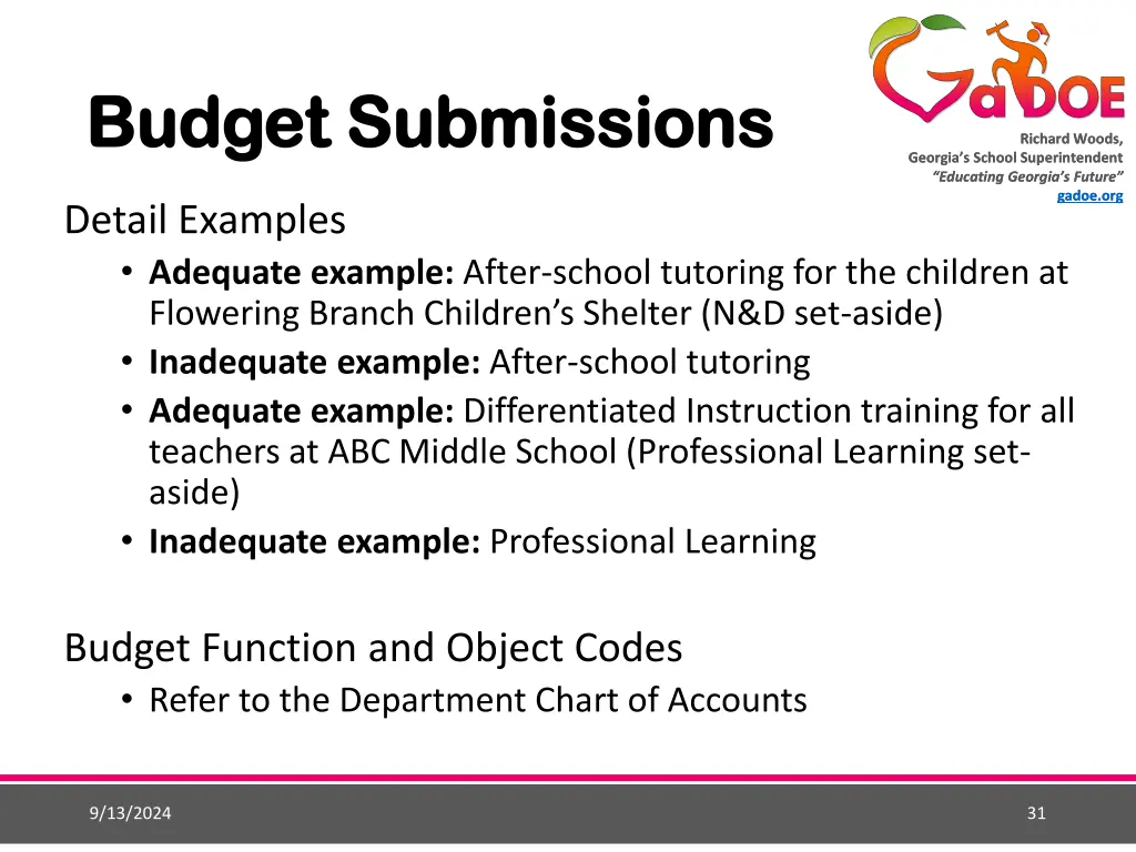 budget submissions budget submissions 11