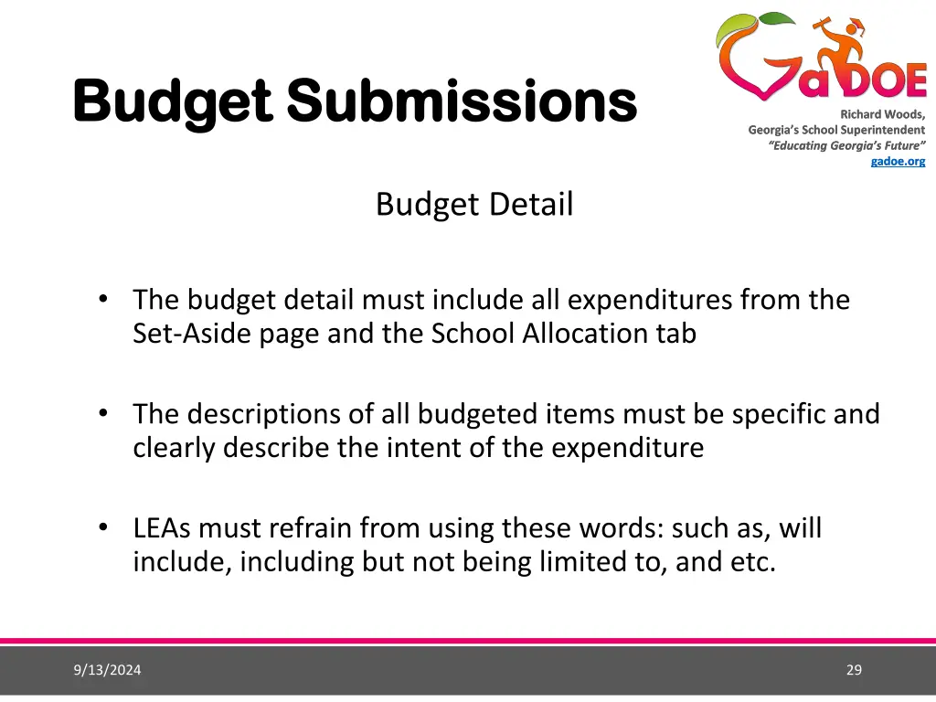 budget submissions budget submissions 9