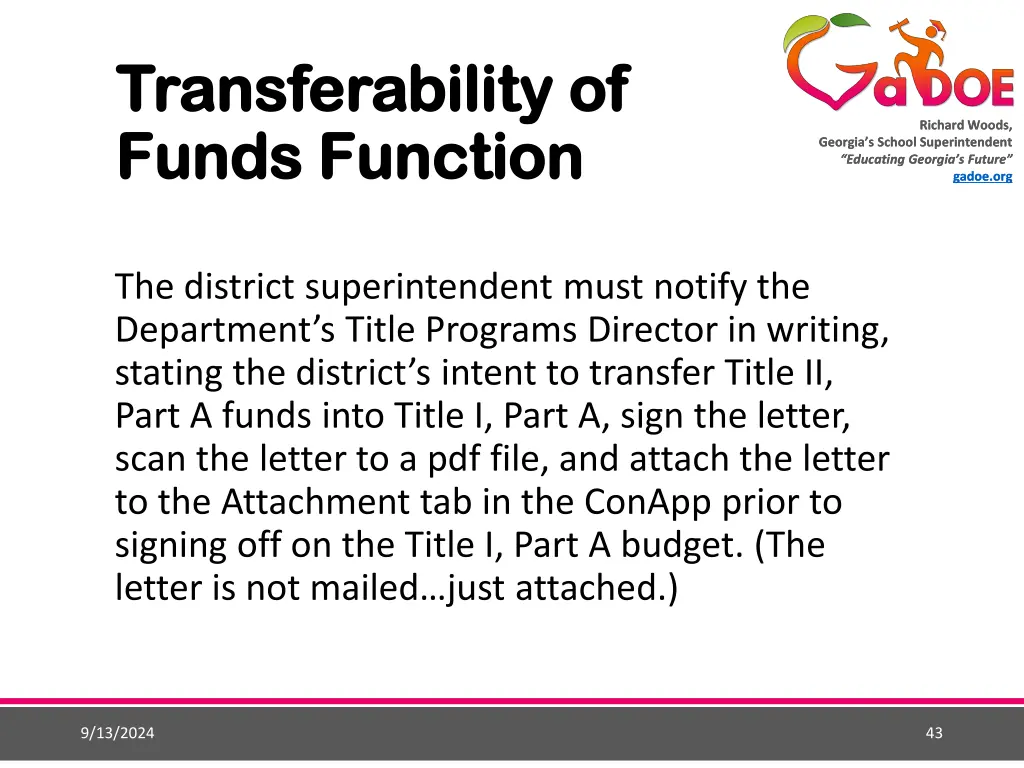 transferability of transferability of funds 1