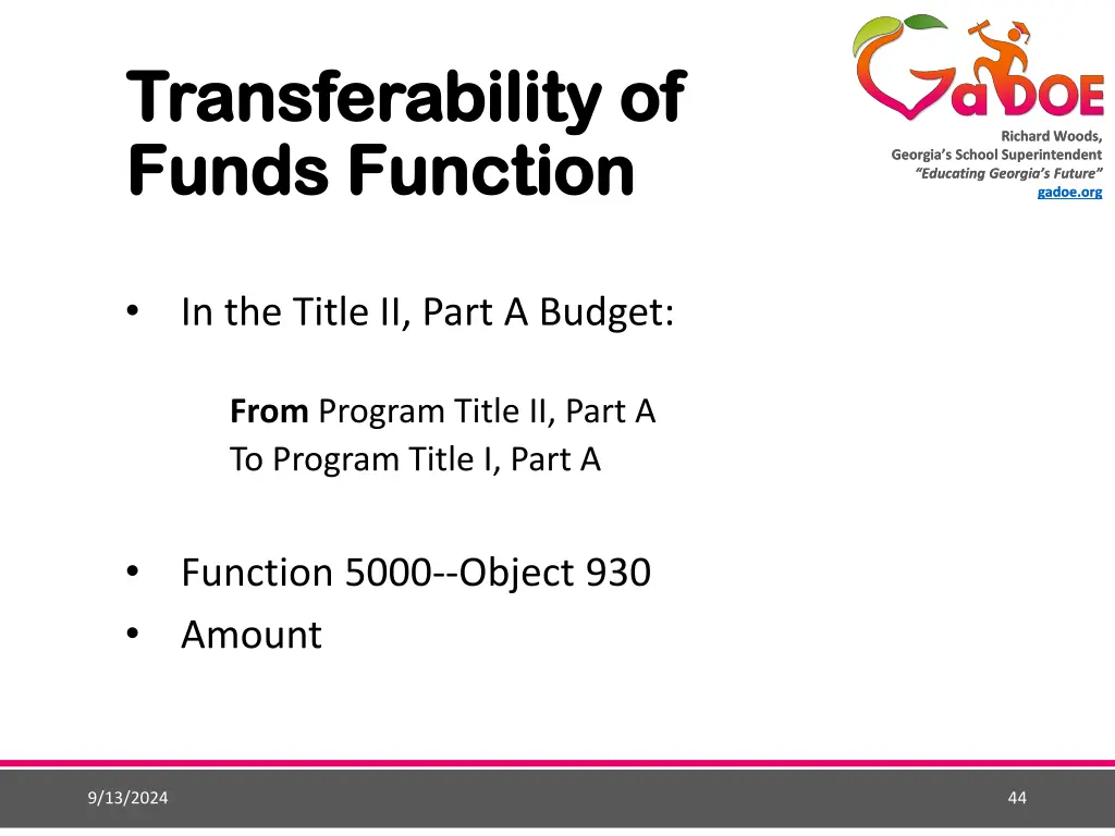 transferability of transferability of funds 2