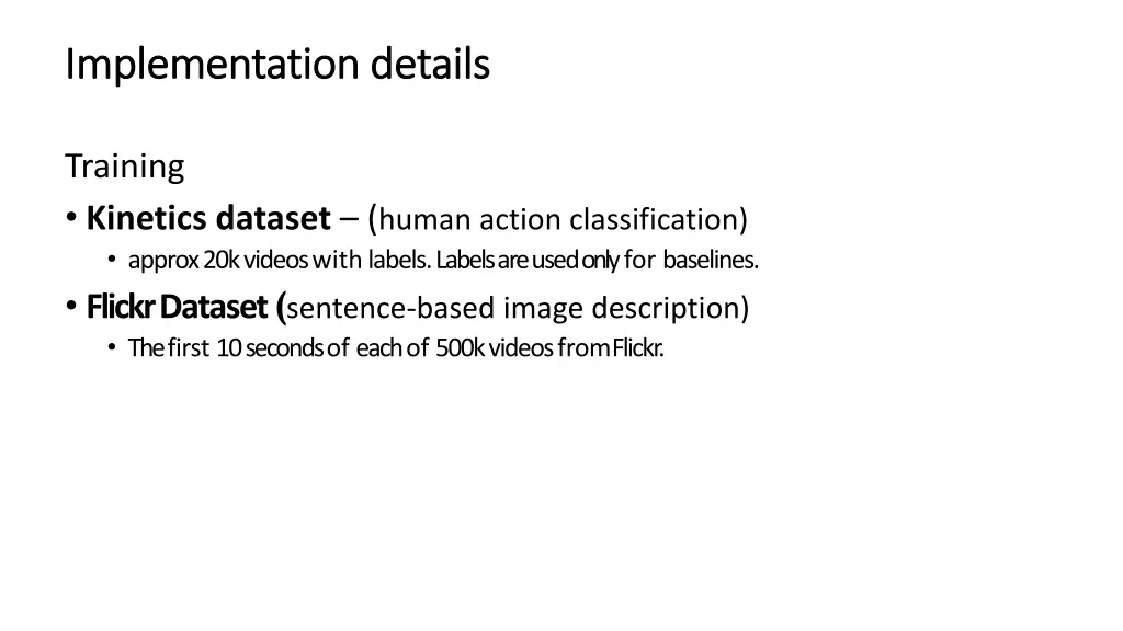 implementation details implementation details