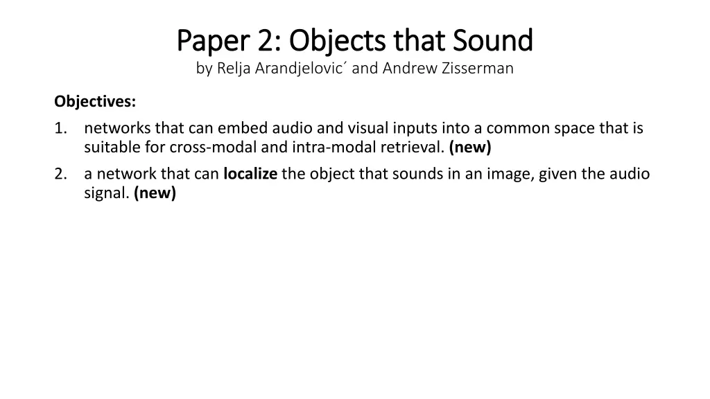 paper paper 2 2 objects that sound objects that