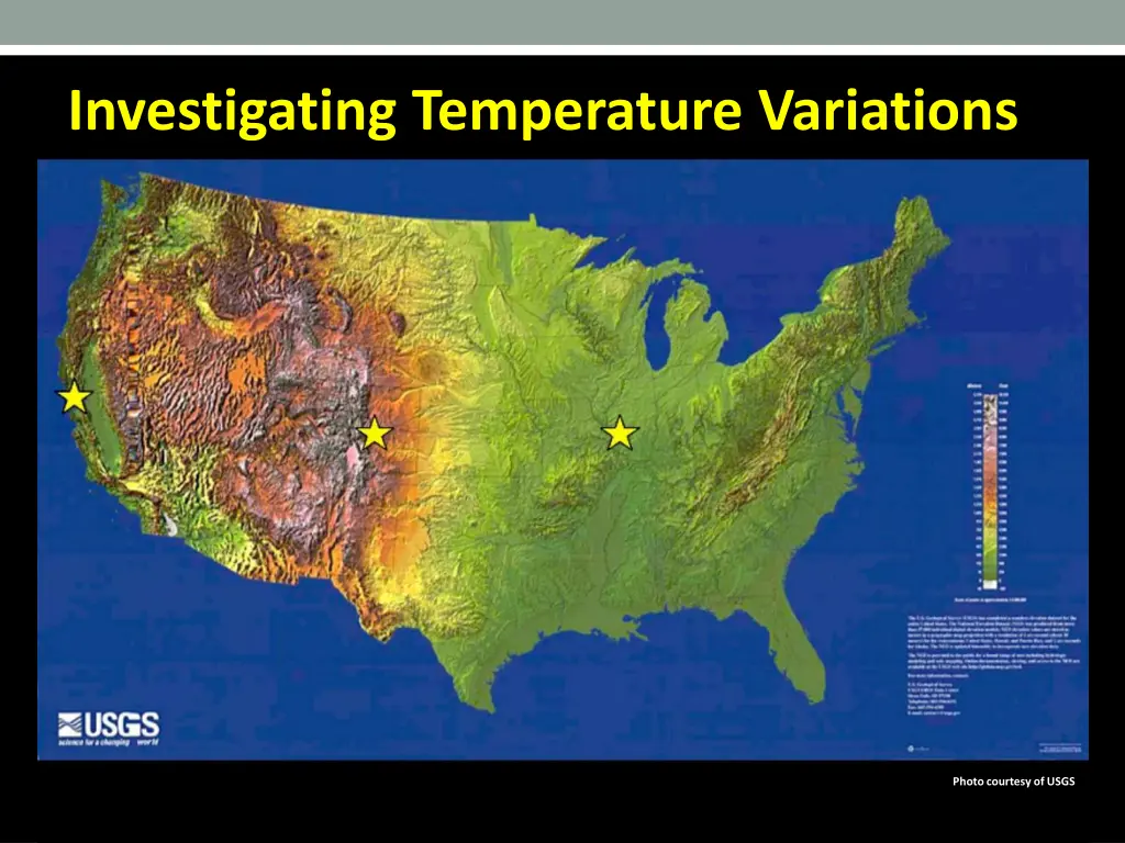 investigating temperature variations