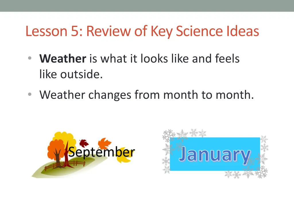 lesson 5 review of key science ideas