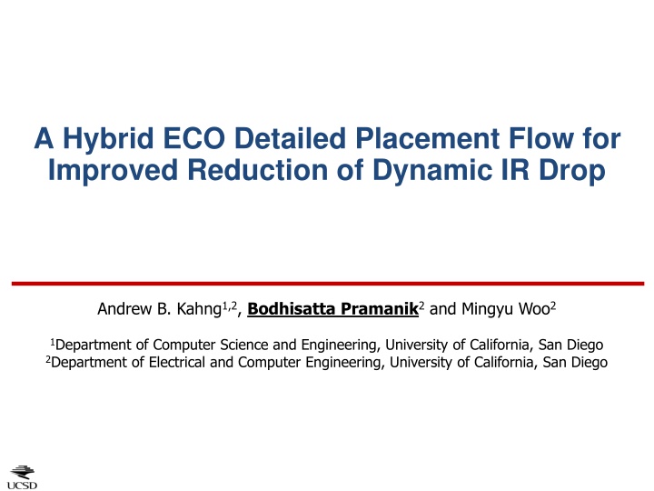 a hybrid eco detailed placement flow for improved