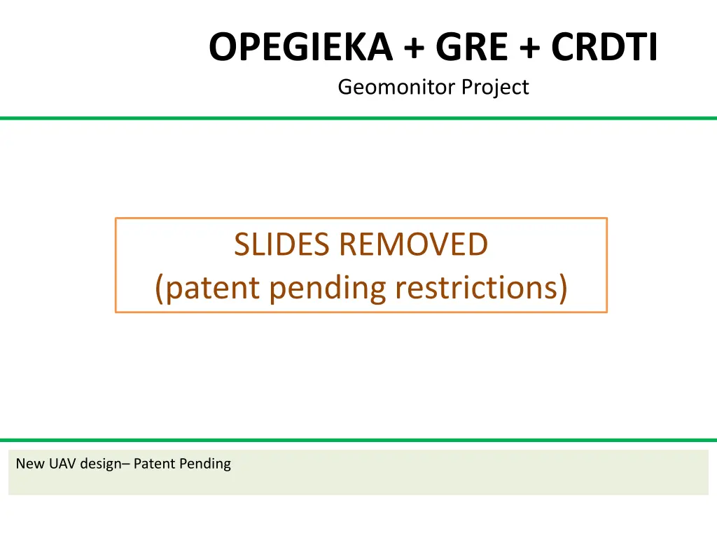 opegieka gre crdti geomonitor project 1