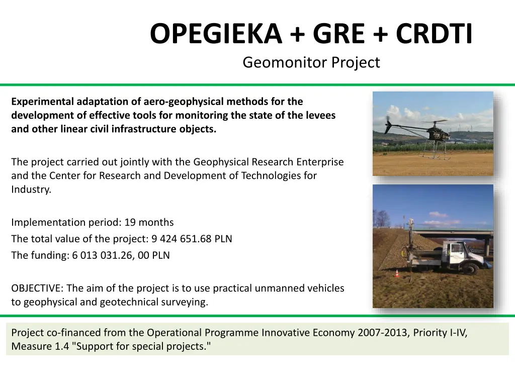 opegieka gre crdti geomonitor project