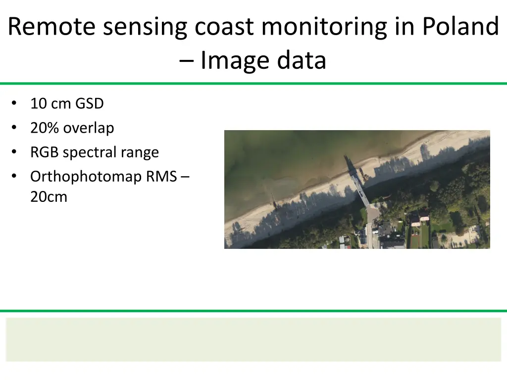 remote sensing coast monitoring in poland image