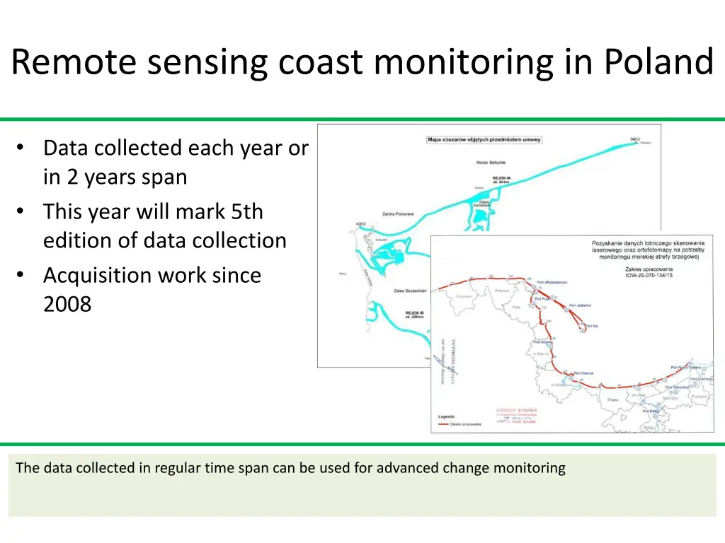 remote sensing coast monitoring in poland