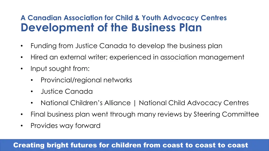 a canadian association for child youth advocacy 1