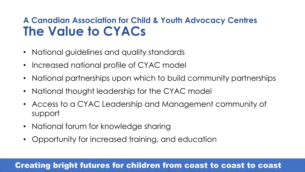 a canadian association for child youth advocacy 6