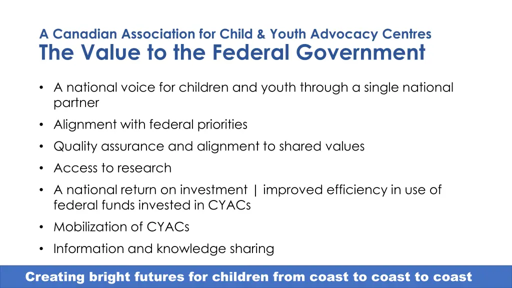 a canadian association for child youth advocacy 7