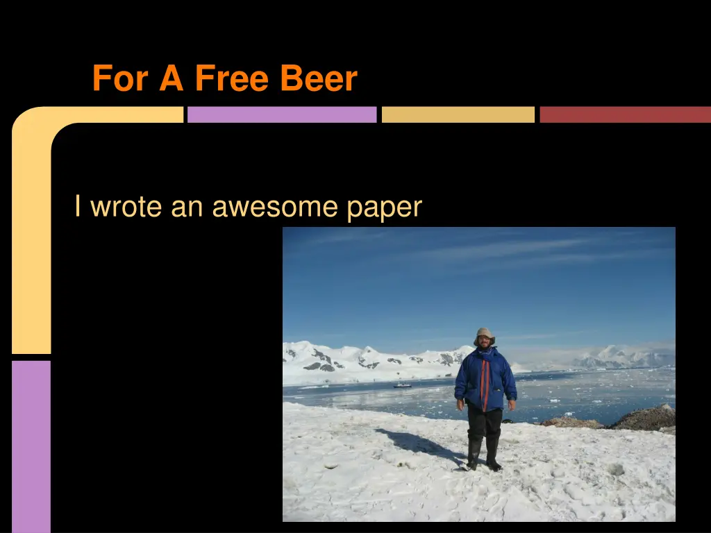 for a free beer