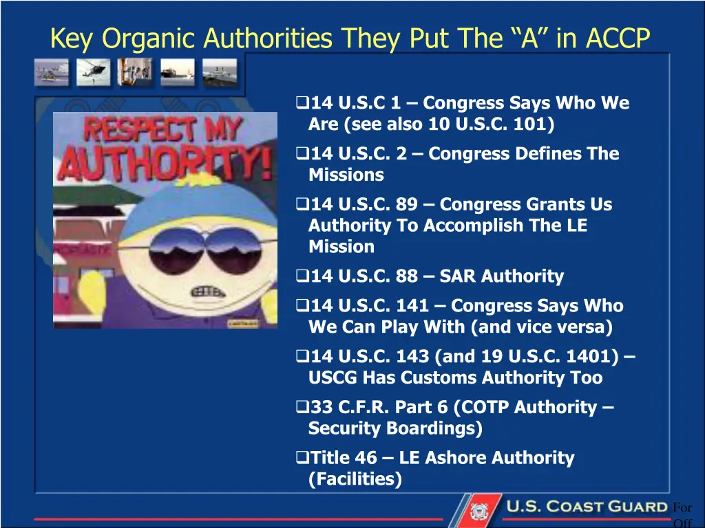 key organic authorities they put the a in accp