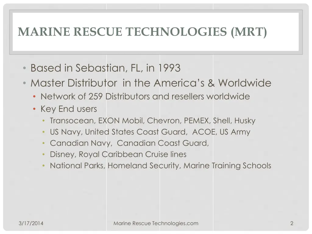 marine rescue technologies mrt