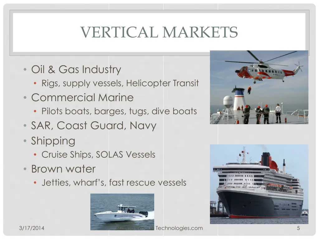 vertical markets