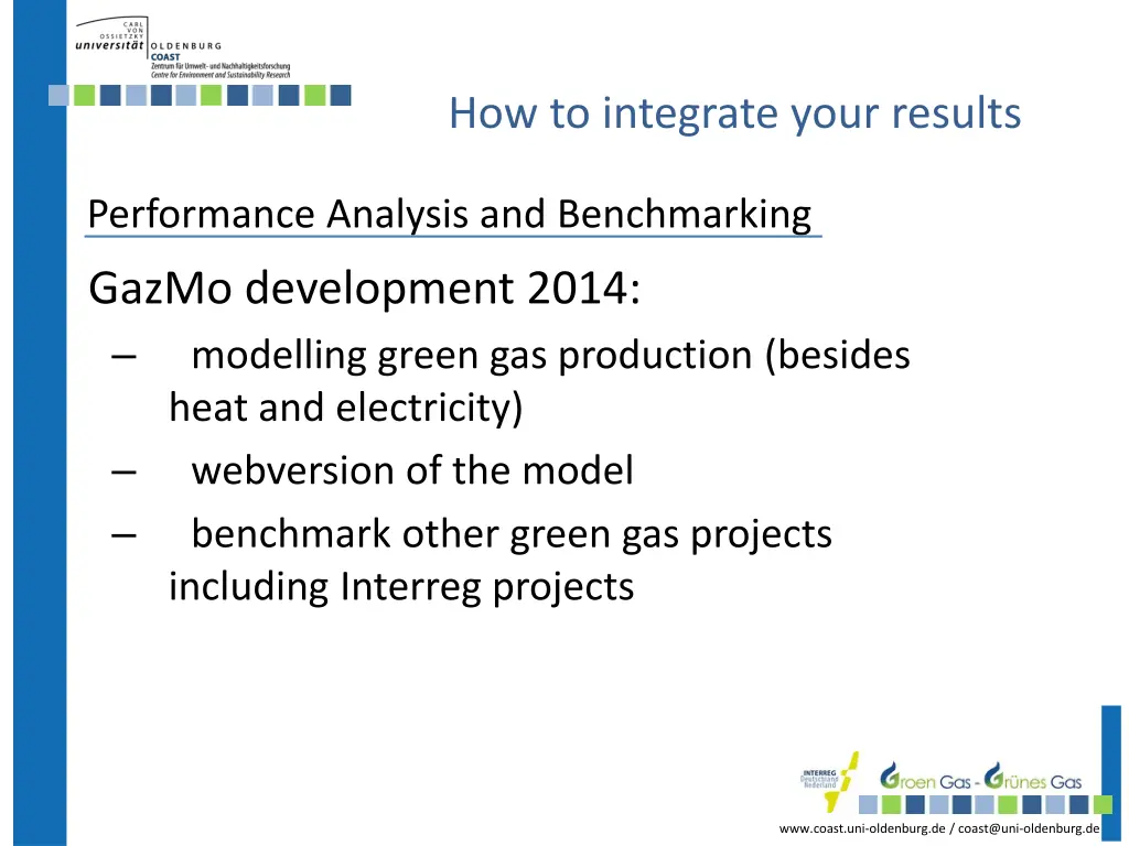 how to integrate your results