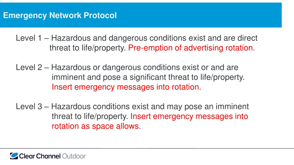 emergency network protocol