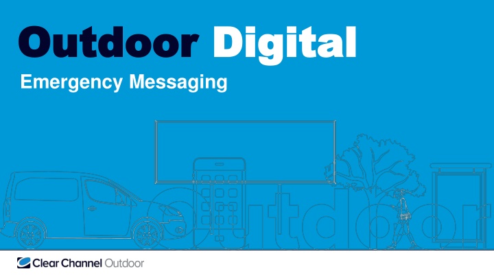 outdoor outdoor digital emergency messaging