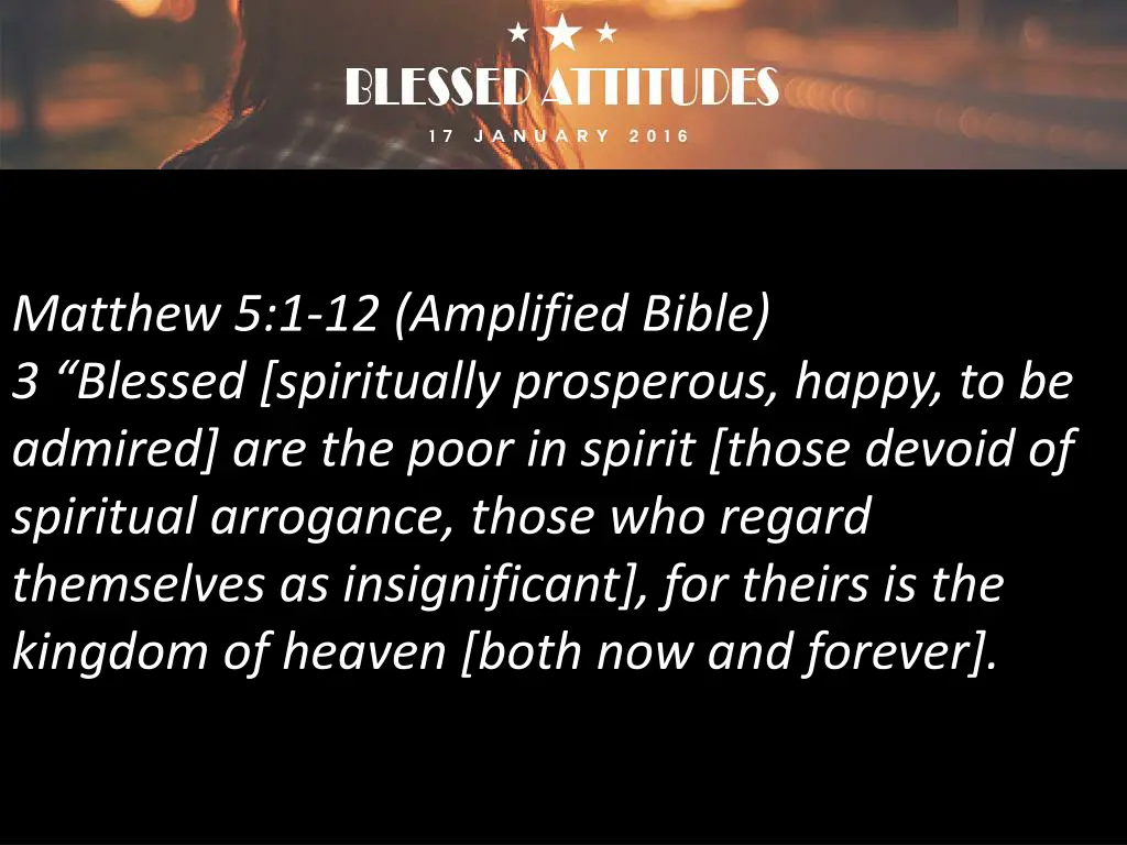 matthew 5 1 12 amplified bible 3 blessed