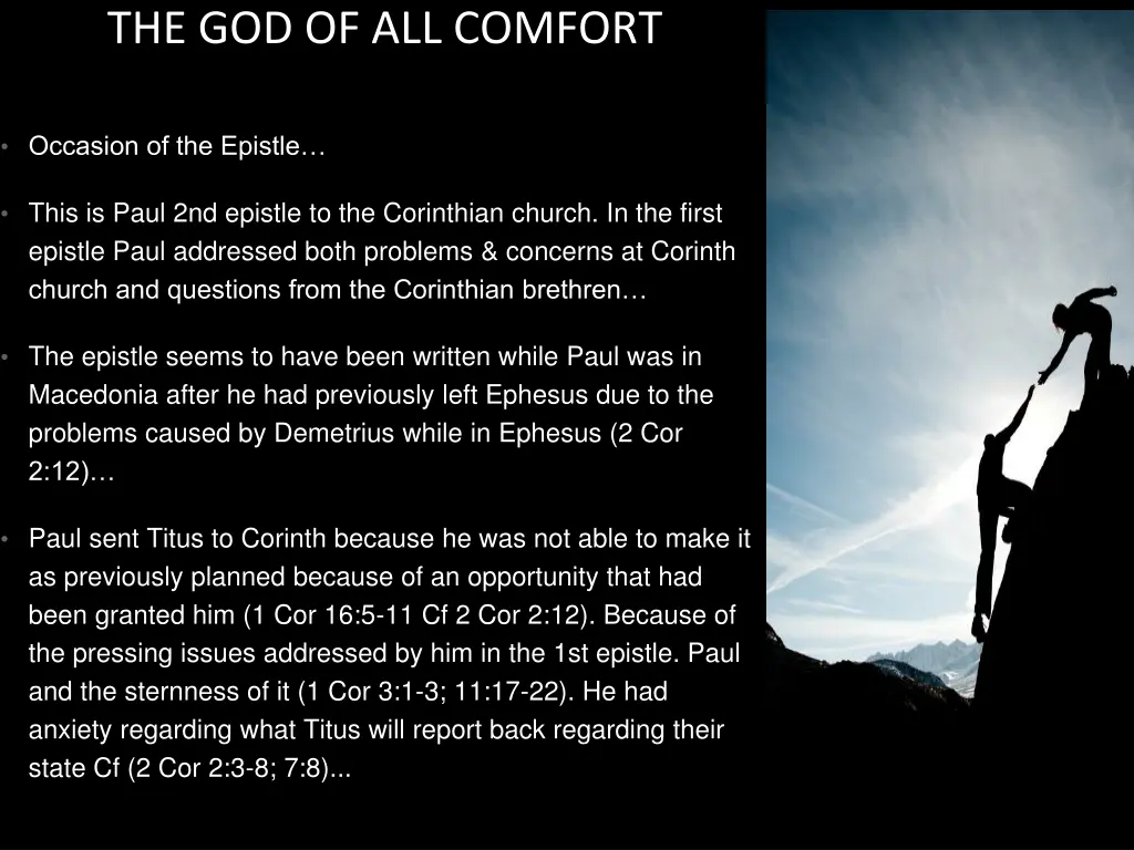 the god of all comfort 1