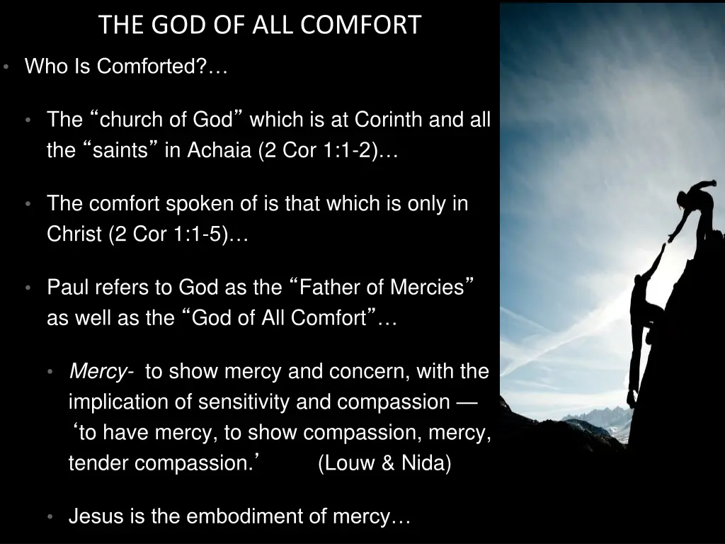 the god of all comfort 5