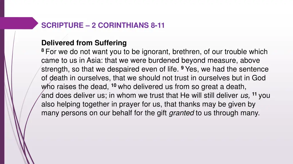 scripture 2 corinthians 8 11