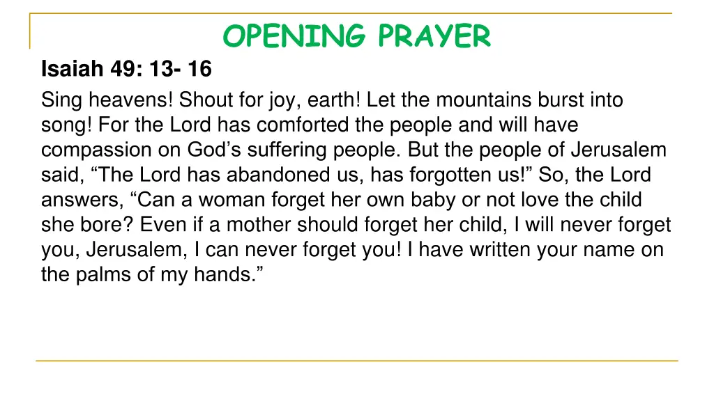 opening prayer 1