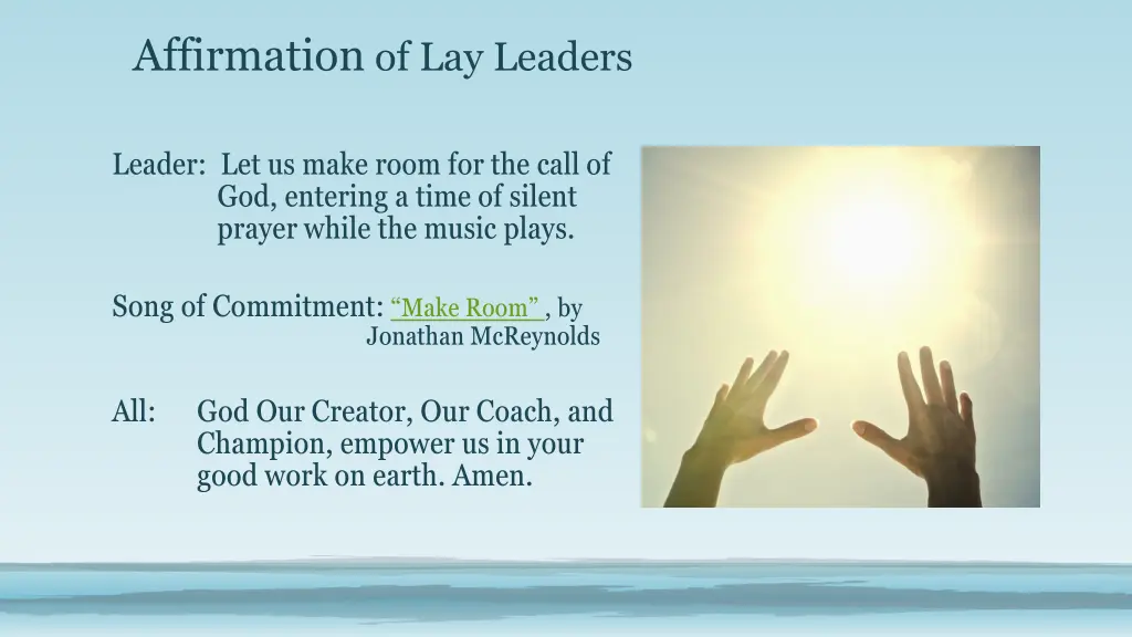 affirmation of lay leaders 4