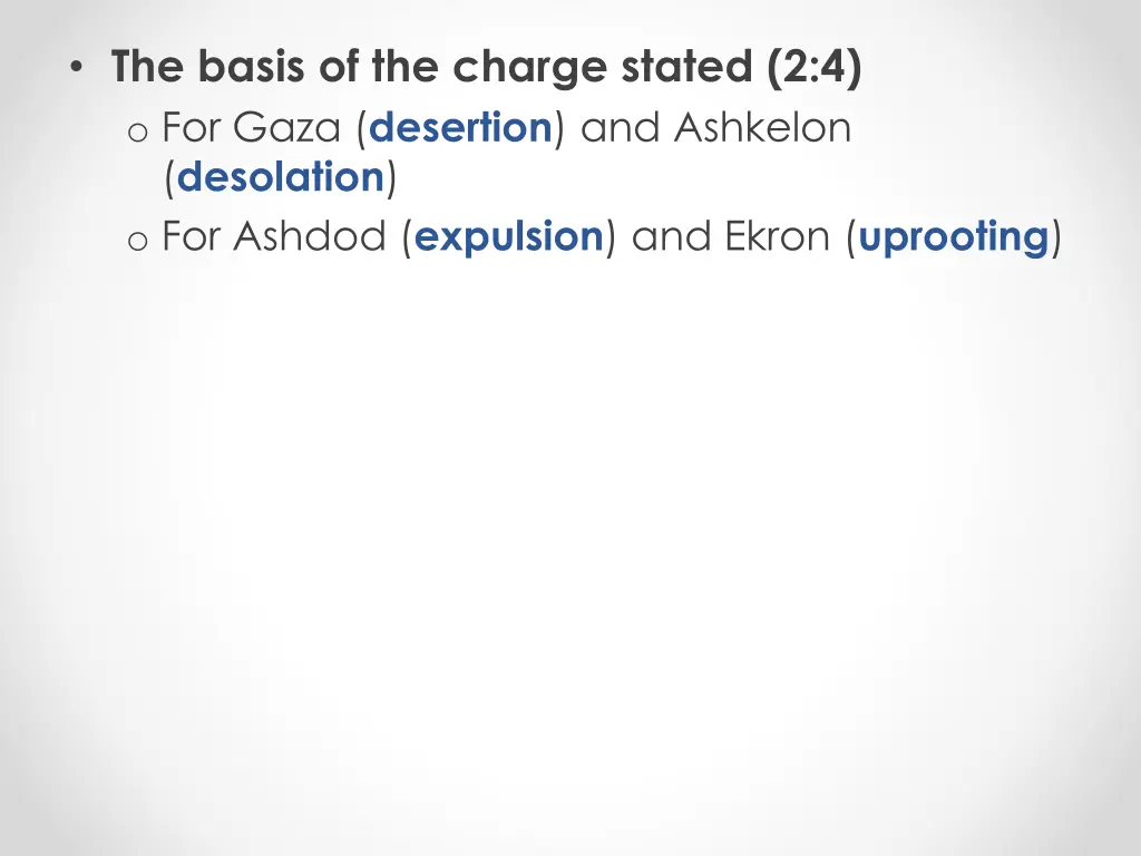 the basis of the charge stated 2 4 o for gaza