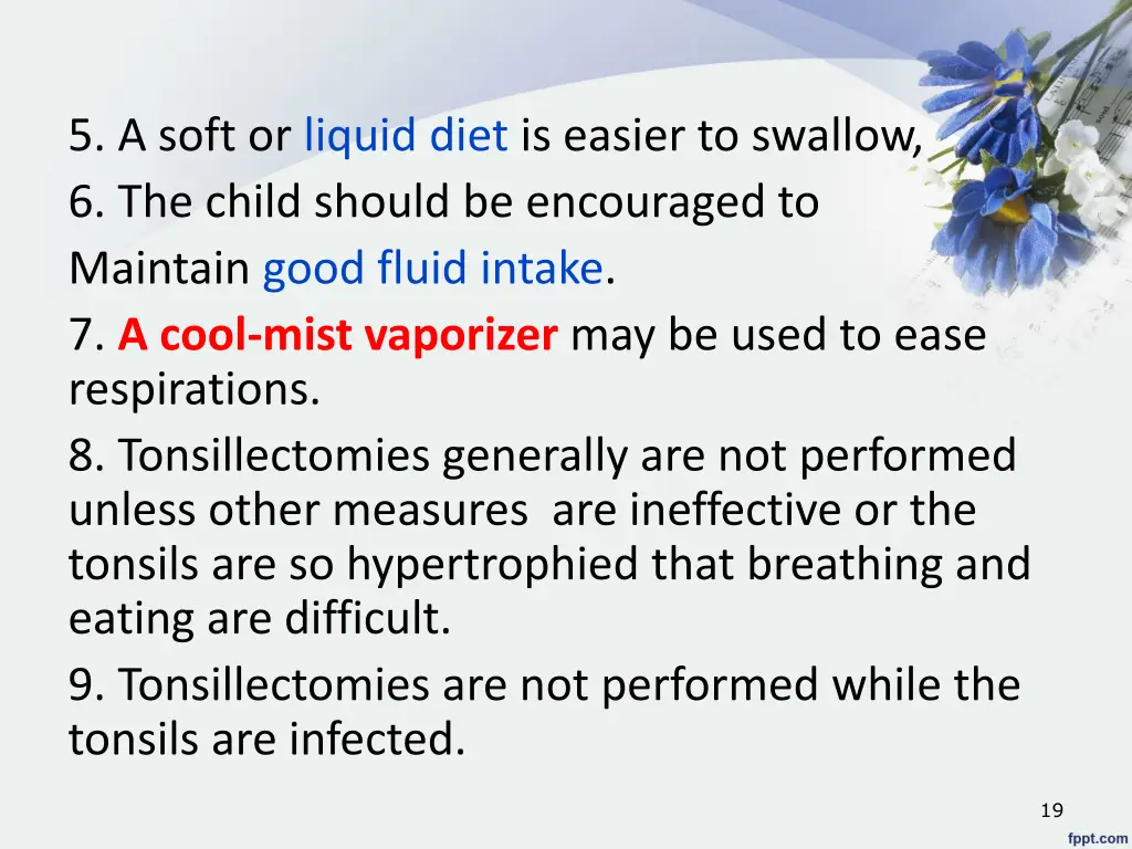 5 a soft or liquid diet is easier to swallow