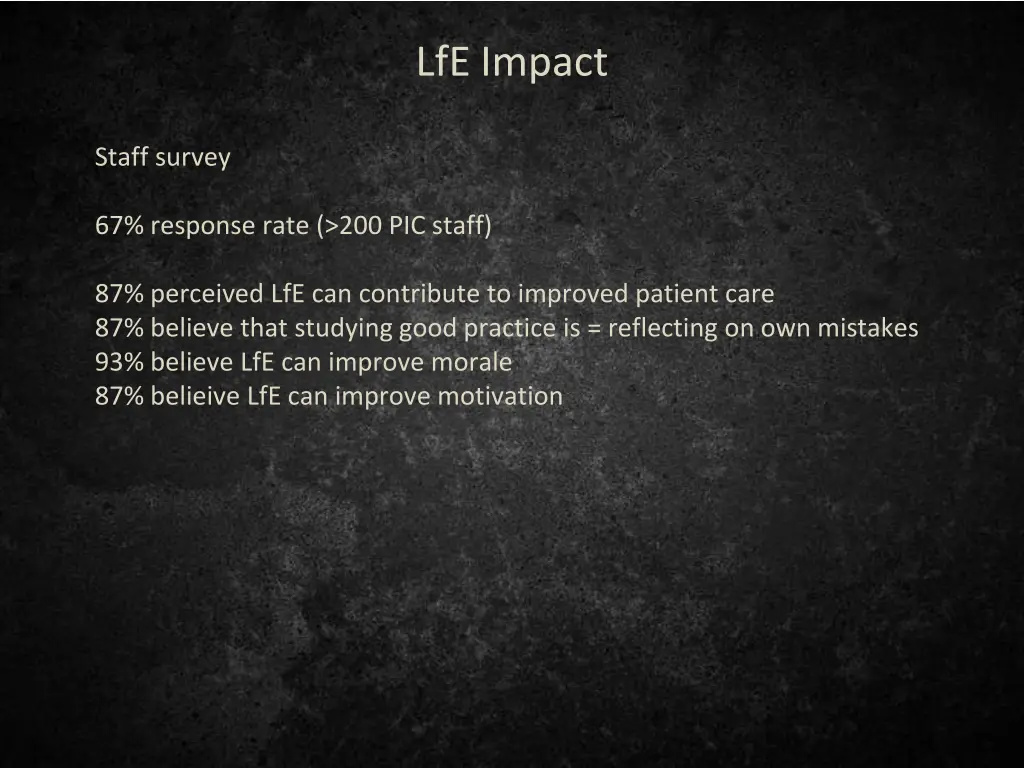 lfe impact