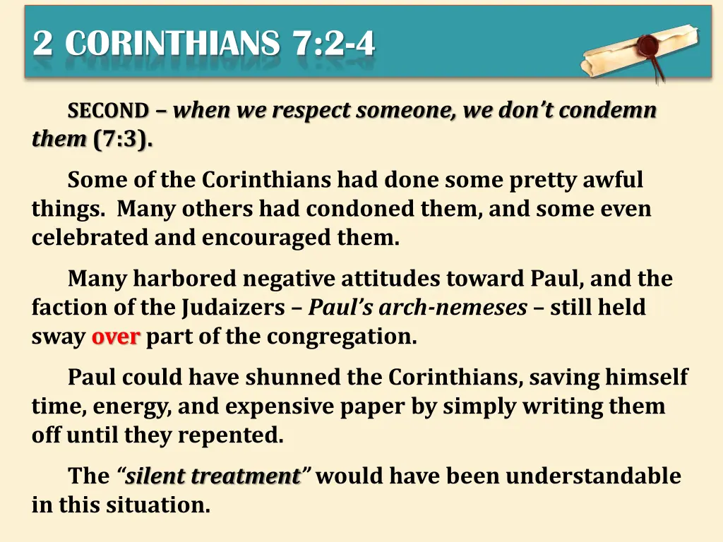 2 corinthians 7 2 4 3