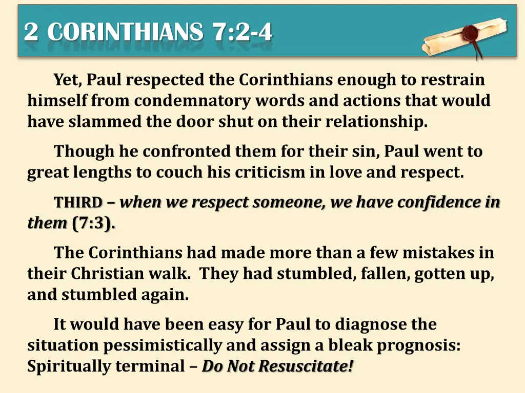 2 corinthians 7 2 4 4