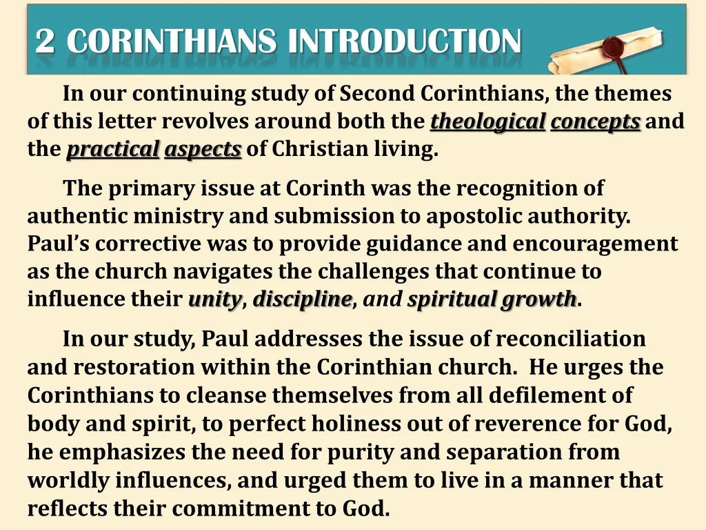 2 corinthians introduction