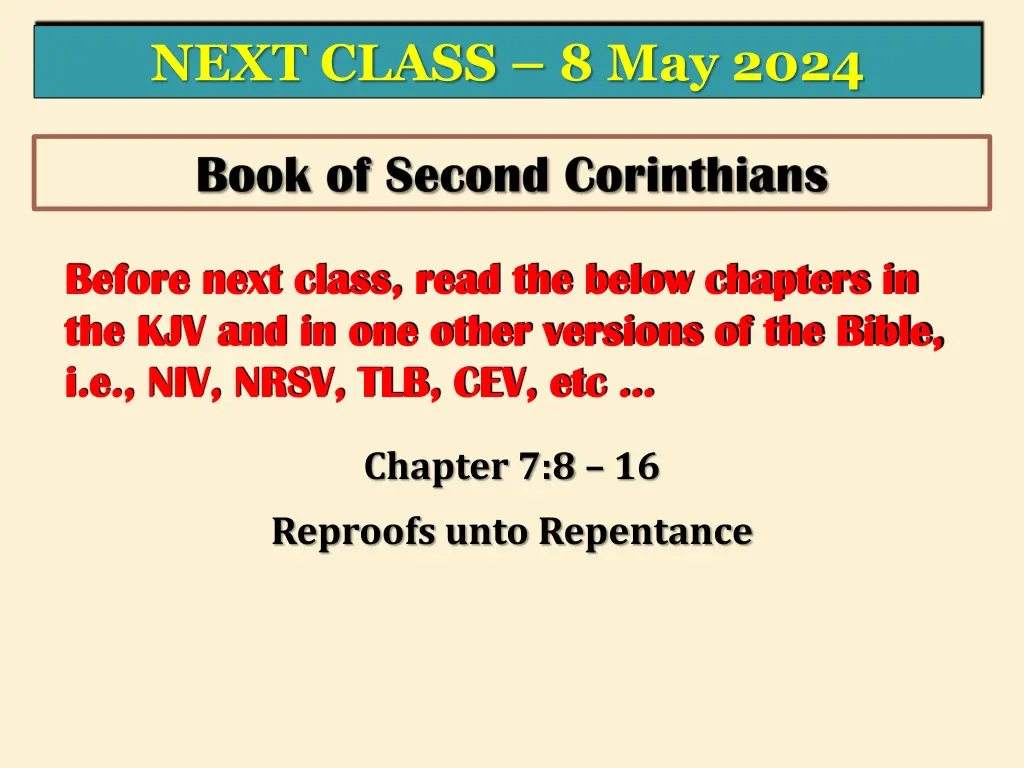 next class 8 may 2024