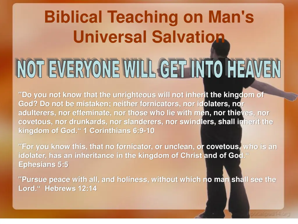 biblical teaching on man s universal salvation