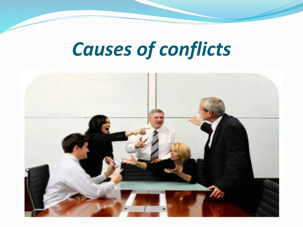 causes of conflicts 1