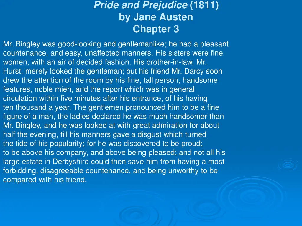 pride and prejudice 1811 by jane austen chapter 3 2