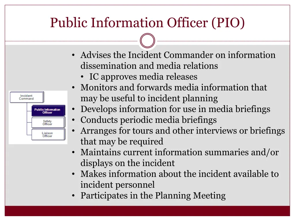 public information officer pio