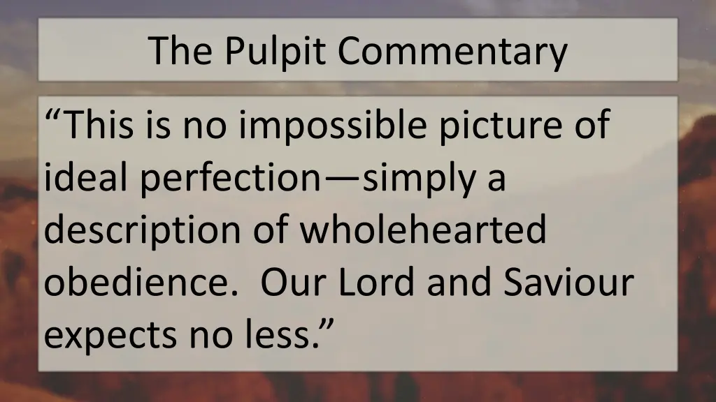 the pulpit commentary