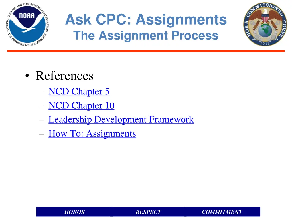 ask cpc assignments the assignment process