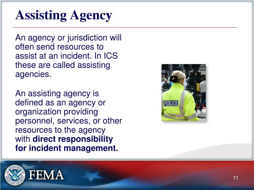 assisting agency