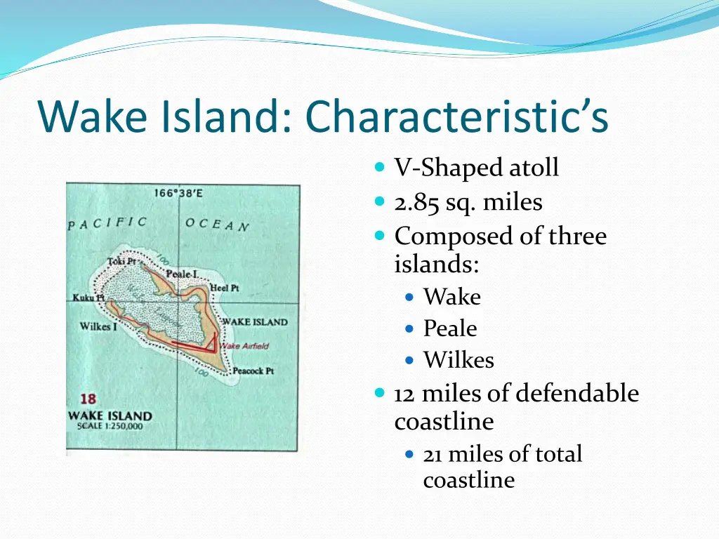 wake island characteristic s