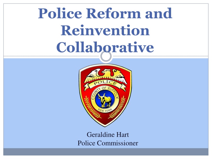 police reform and reinvention collaborative