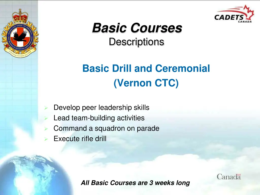 basic courses descriptions 1