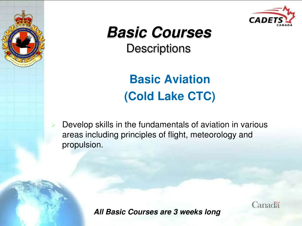 basic courses descriptions 2