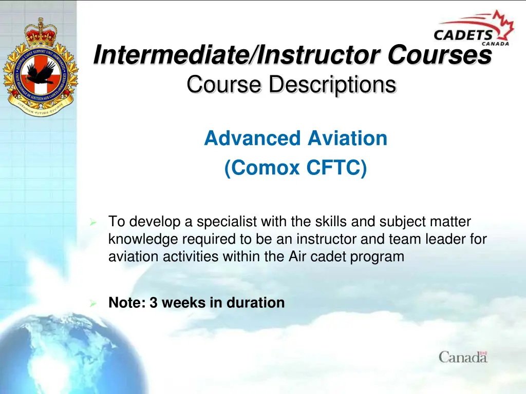 intermediate instructor courses course 4