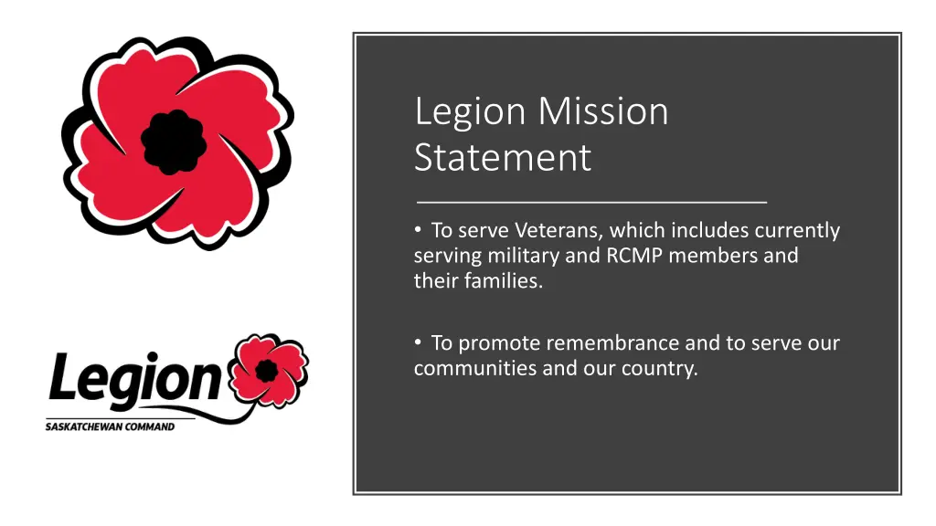 legion mission statement